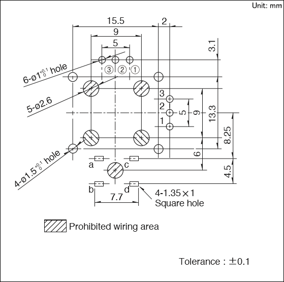 RKJXK122000D安装孔尺寸图